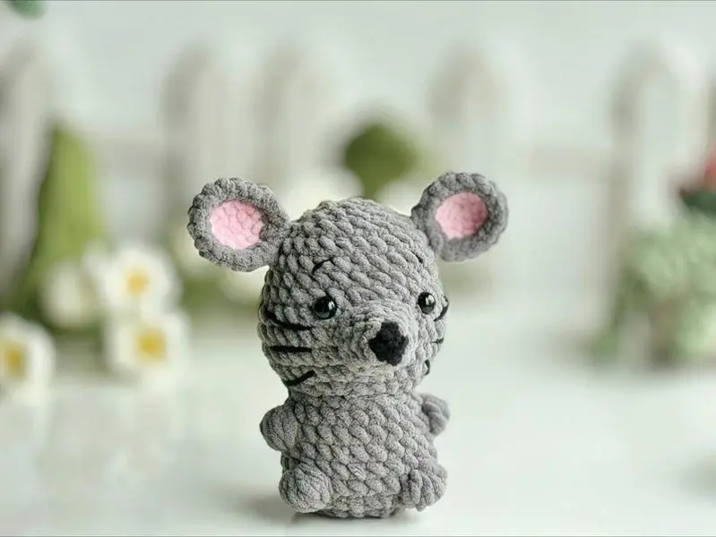 Mouse No Sew Crochet Pattern, No Sew Amigurumi Crochet Patterns, Crochet Pattern, Plushie Pattern