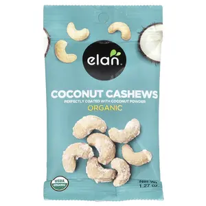 Elan Organic Coconut Cashews, 1.27 oz