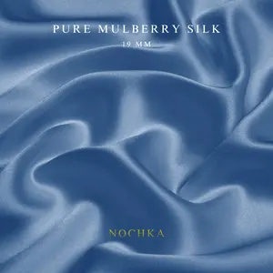 Air Force Color 100% Pure Mulberry Silk Fabric 19mm Cut-to-Size Silk Fabric