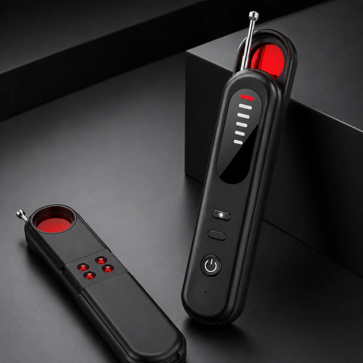 Multi-Purpose Anti-Spy Detector - Hidden Camera Finder, GPS Tracking Detector, Hidden GPS Trackers, Wide-Range Retractable, Infrared Scanning, Magnetic Field Detection for Hotel Room, Rental Car Use (Batteries Included, SummerWins DealsForYouDays)