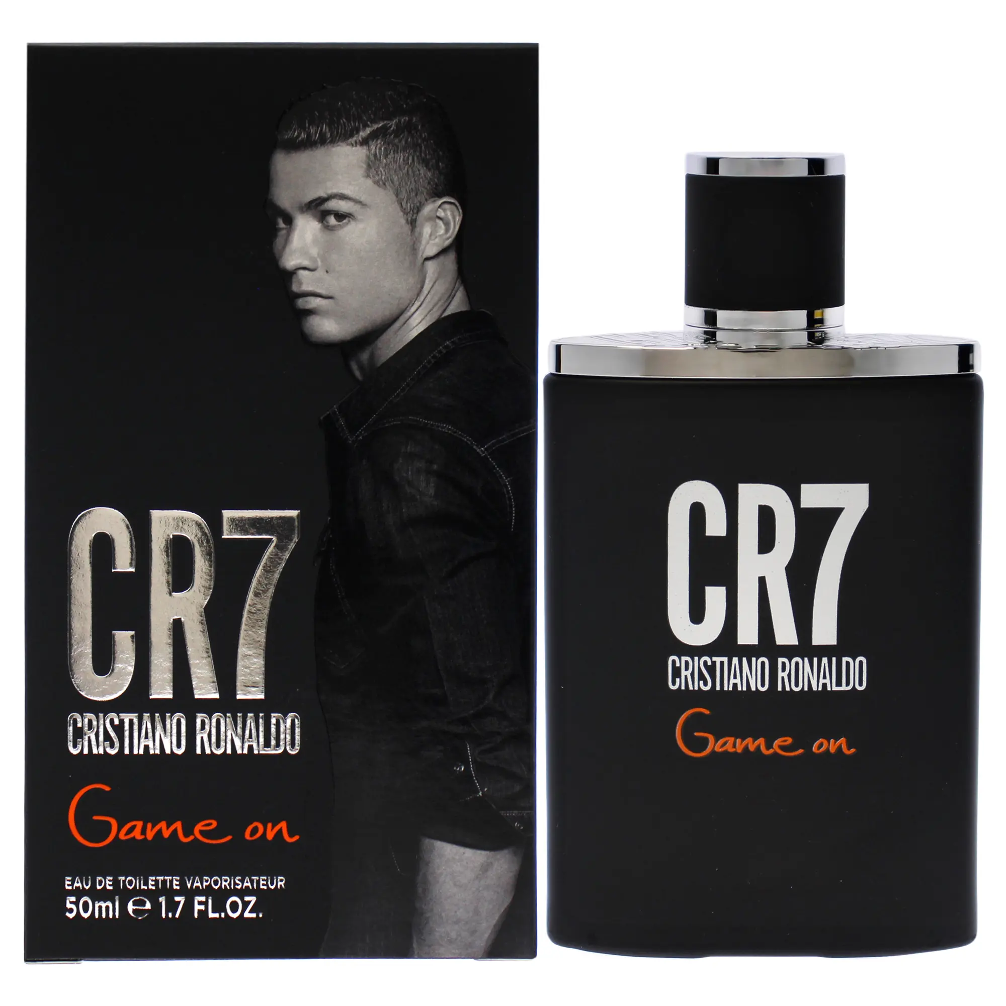 Cristiano Ronaldo CR7 Game On - Aromatic Fragrance For Men - Woody And Alluring Scent - Tropical And Dense Essence - A Dark And Sophisticated Aesthetic - Bold And Long Wearing - 1.7 Oz EDT Spray Lovers Bundle