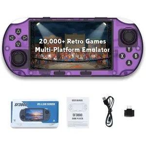 Retro Handheld Game Console, Retro Gaming Console, 4.5 Inch IPS Screen, Built-in 20000+ Classic Game, Portable Hand Held Open Source Linux System, 3000mAh Battery