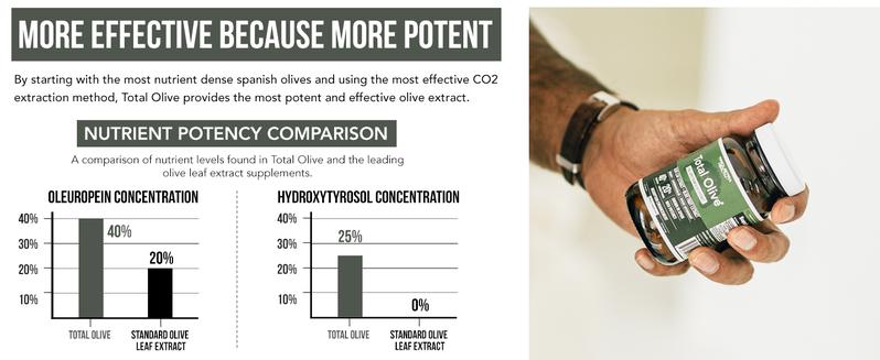 Triquetra Health Total Olive (Olive Leaf Extract + Olive Fruit Extract) Healthcare Oil