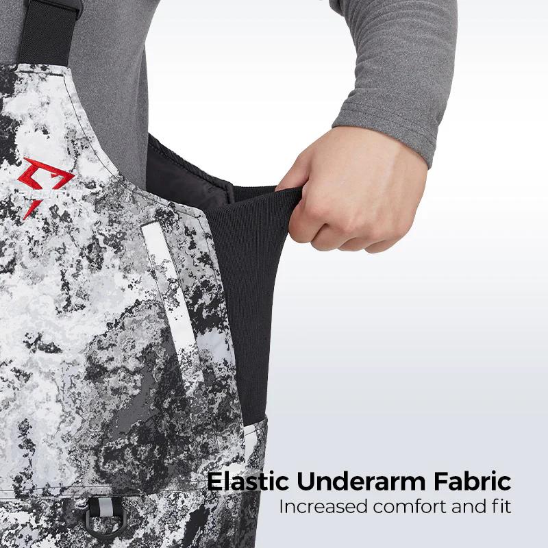 Piscifun Ice Fishing Suit,3 in 1 Jacket,Waterproof Fishing Bib With Flotation Technology