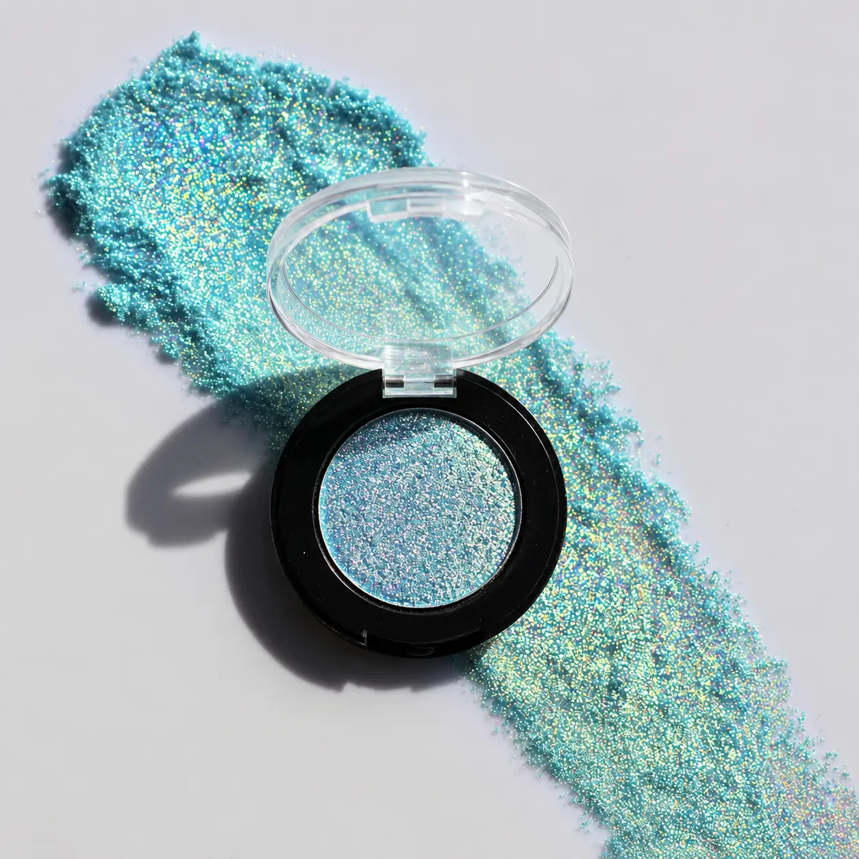 cytoix Frosted Stardust Eyeshadow, Chameleonic Texture Powder for Light Change Star Makeup, Long Lasting Glitter Eye Topper for Halloween & Festival Looks, 1.6G, Eyeshadow Powder, Halloween Makeup, Blue Eyeshadow