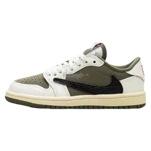 Air Jordan 1 Retro Low OG SP "Travis Scott Medium Olive" Pre-School