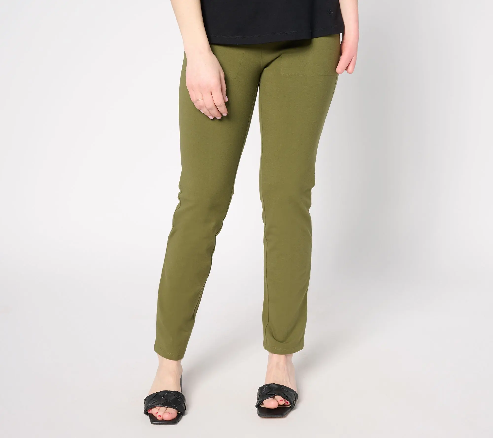 Women with Control Petite Tummy Control 86/14 Ankle Pants