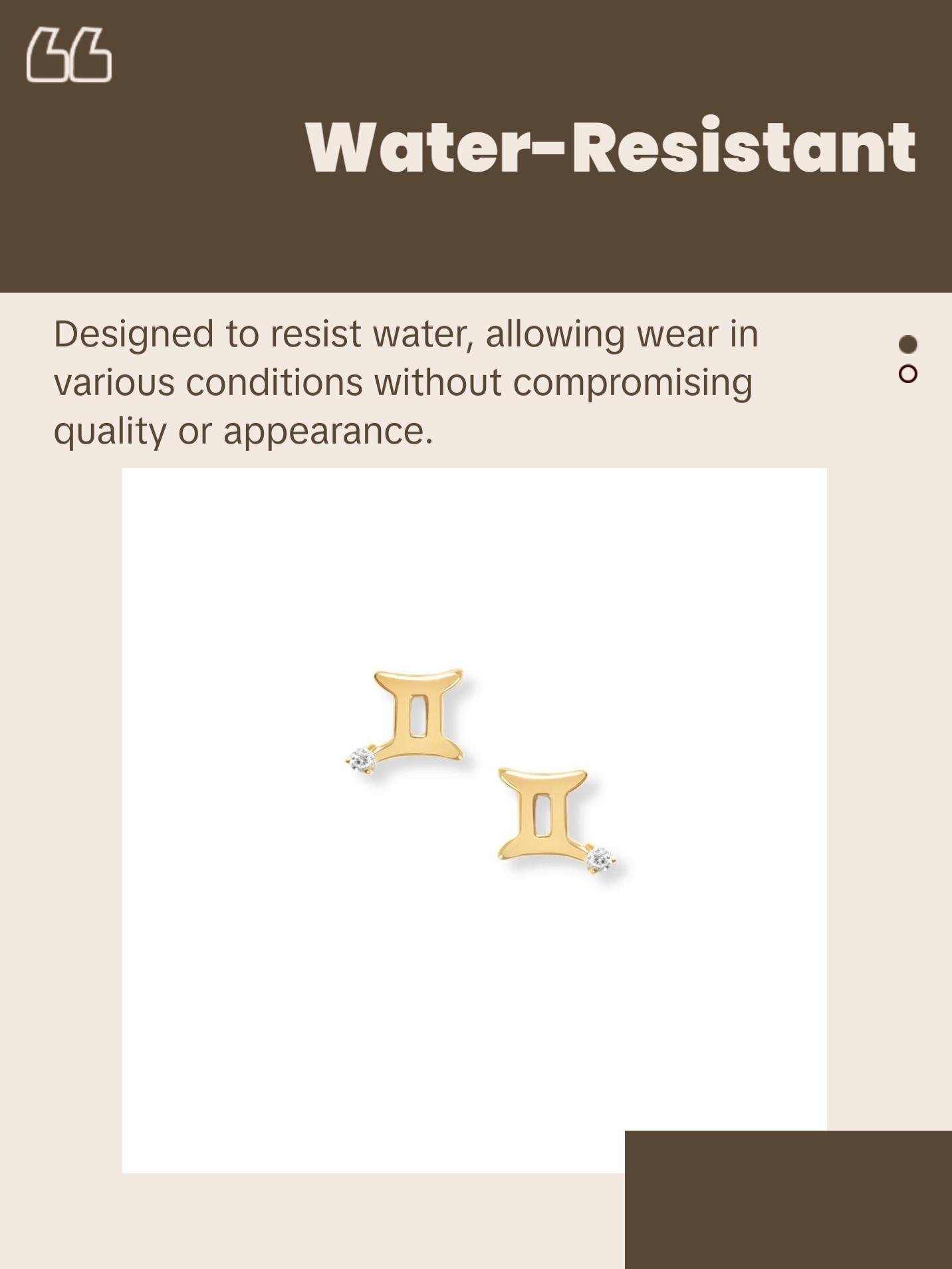 Harper Ray Zodiac Sign Post Earring - Astrology Studs