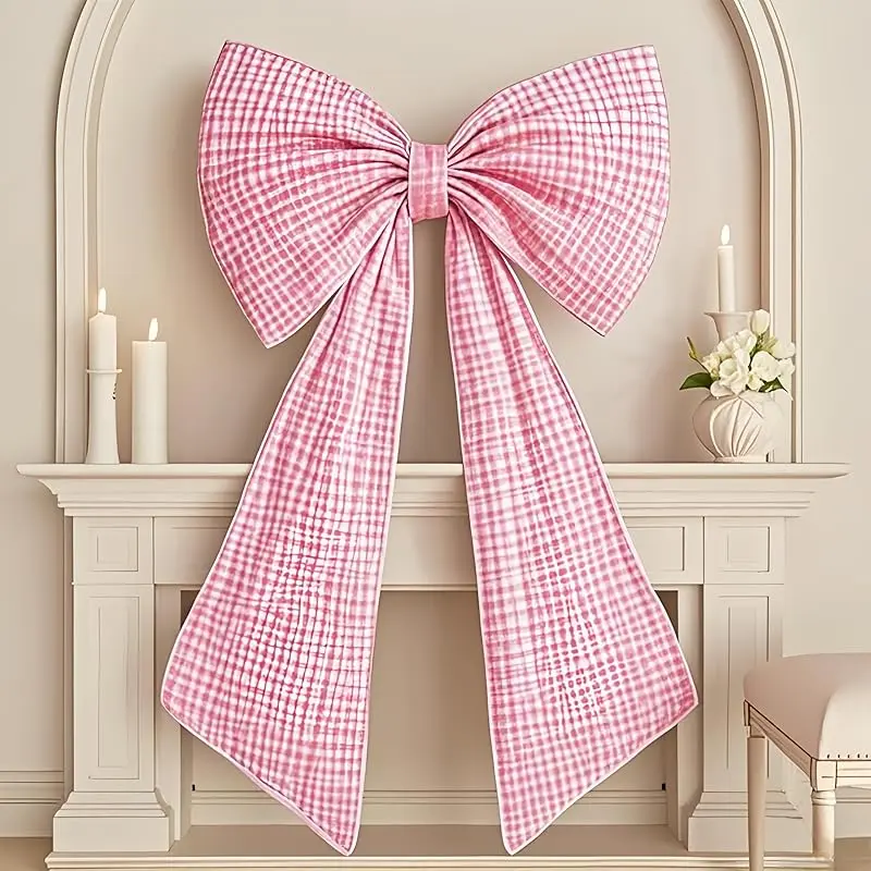 Pink-textured Cotton-frame