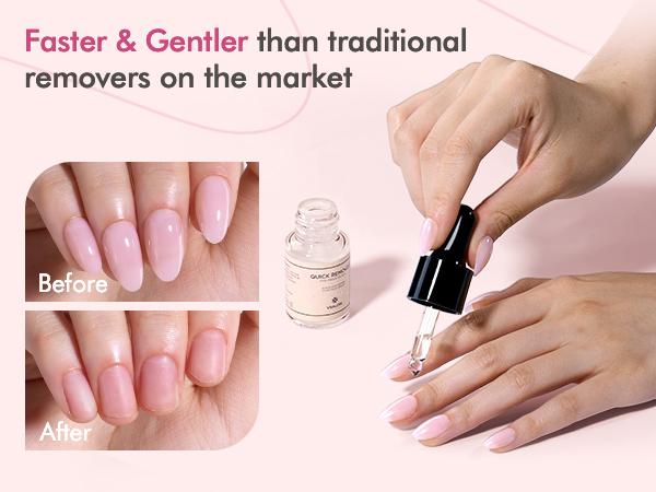 VSALON Press On Nails Accessories: Nail Quick Remove - Removal In Minutes 10ml/0.34 fl.oz.