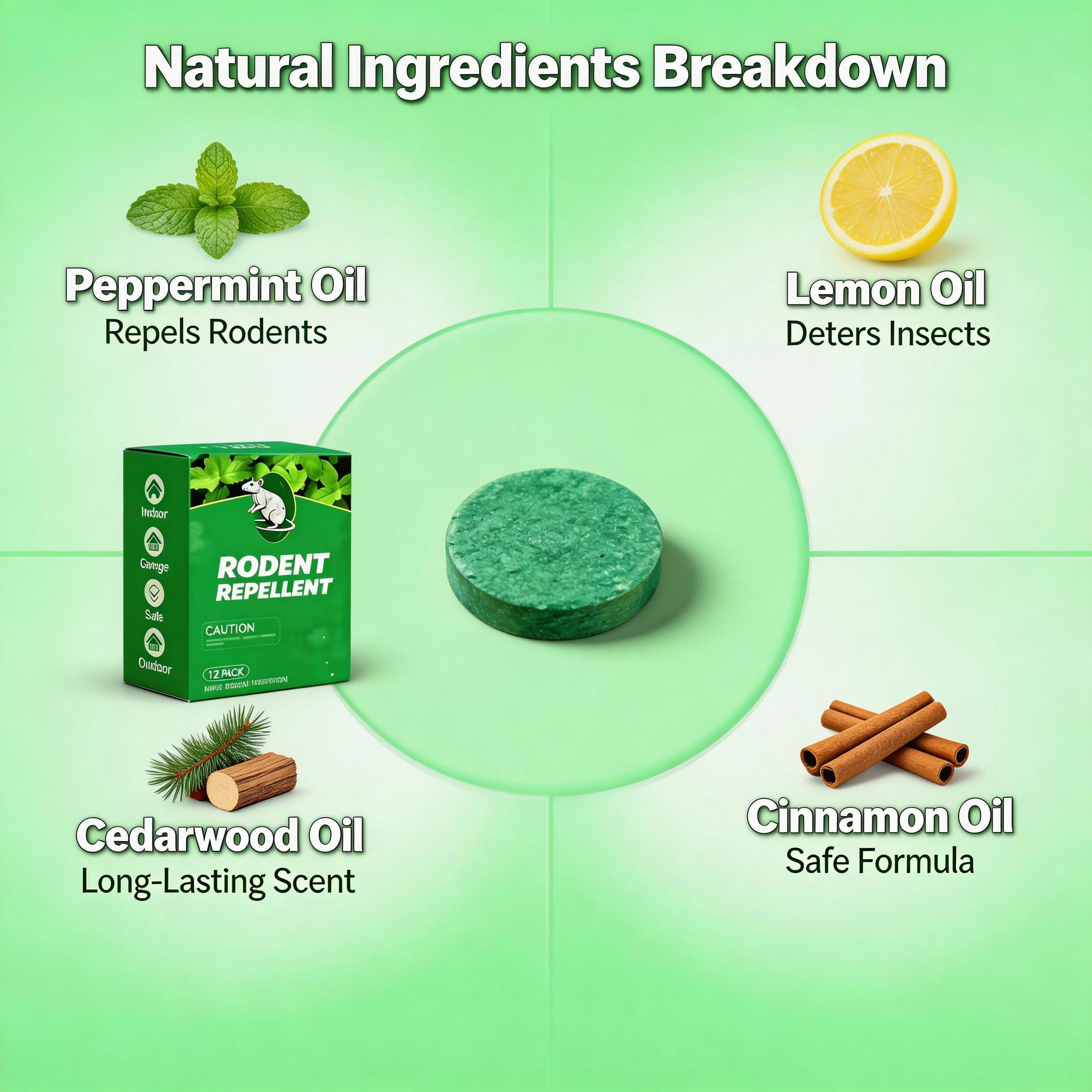 12 Pack Natural Rodent Repellent Balls – Peppermint & Lemon Oil Pest Deterrent for Rats, Mice, Squirrels, Spiders, Indoor & Outdoor Protection 12 Pack Natural Rodent Repellent Balls – Peppermint & Lemon Oil Pest Deterrent for Rats, Mice, Squirrels, Spiders, Indoor & Outdoor Protection