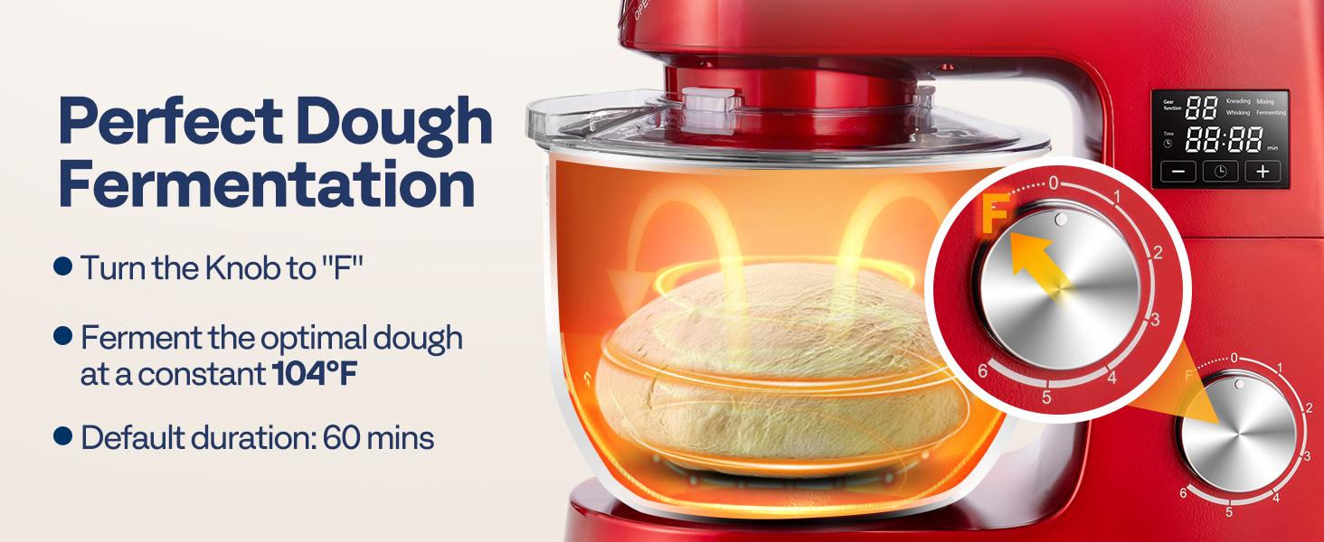 VIVOHOME 9 in 1 Multifunctional Stand Mixer with Fermentation, 6 Speed 7.5 Quart Kitchen Electric Food Mixer with Timer, Meat Grinder, Juice Blender, Vegetable Slicer, Pasta and Cookie Maker VIVOHOME 9 in 1 Multifunctional Stand Mixer with Fermentation, 6 Speed 7.5 Quart Kitchen Electric Food Mixer with Timer, Meat Grinder, Juice Blender, Vegetable Slicer, Pasta and Cookie Maker