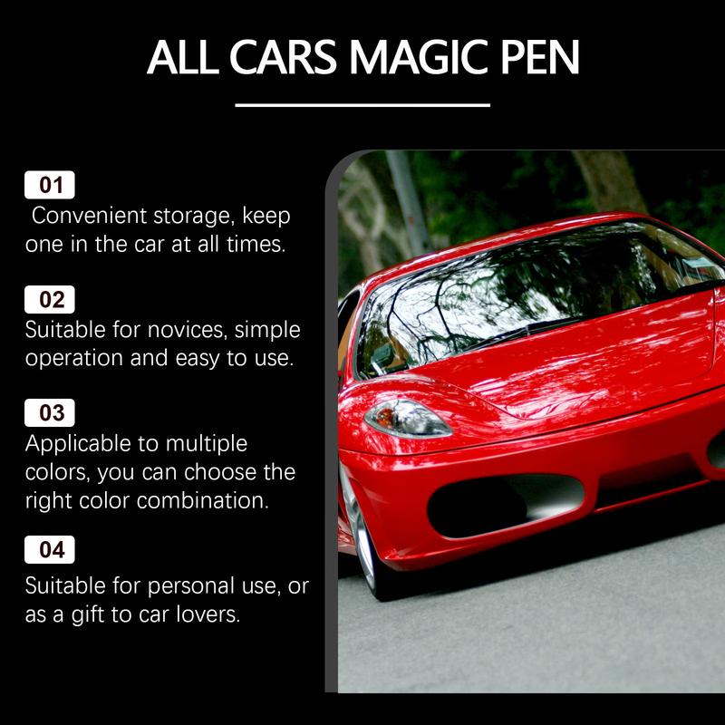 Magic Car Scratch Removal Pen | Easy DIY Auto Paint Touch-Up for Quick Scratch Repair & Shine | Restore Car Finish in Minutes | 2026 New Year Car Care Essential | Limited-Time Deal