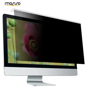 MOSISO Computer Monitor Privacy Screen Filter 20-27 inch, Hanging Removable Acrylic Anti-Glare Eye Protection Screen Protector for 20 21.5 22 23 24 25 26 27 inch 16:9 Widescreen Desktop PC Monitor