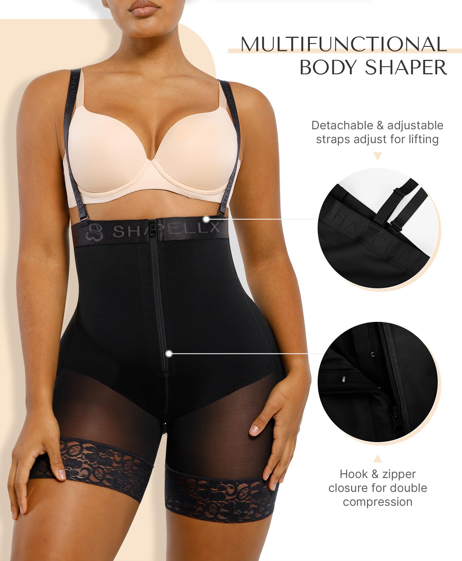 Shapellx AirSlim Firm Tummy Tucking Bodysuit Shaper With Butt Lifter Womenswear Shapewear Live
