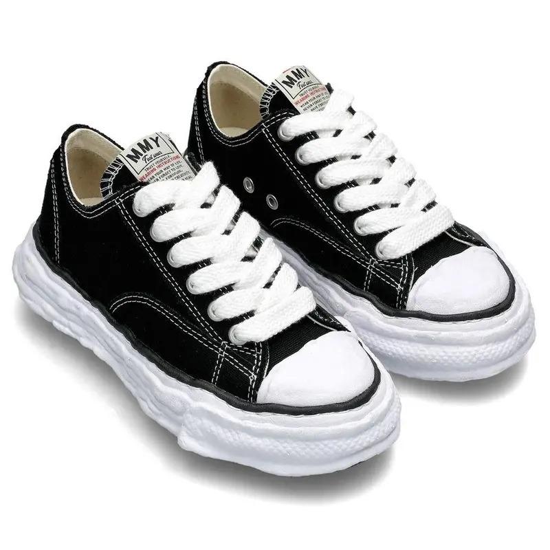 MM.Y Mais0n Mihara Yasuhir0 Low-Top Canvas Sneakers – Distorted Sole Unisex Shoes
