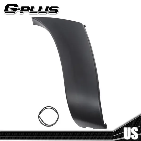 GPLUS 100% Brand New Black Front Right Passenger Side Bumper End Cap - Base/Prerunner, Factory Fit, OEM Spec Direct Fender Replacement Part for 2005-2011 Toyota Tacoma, Vehicle-Specific Fit, Limited Life Guarantee, 2005-2011 Tacoma