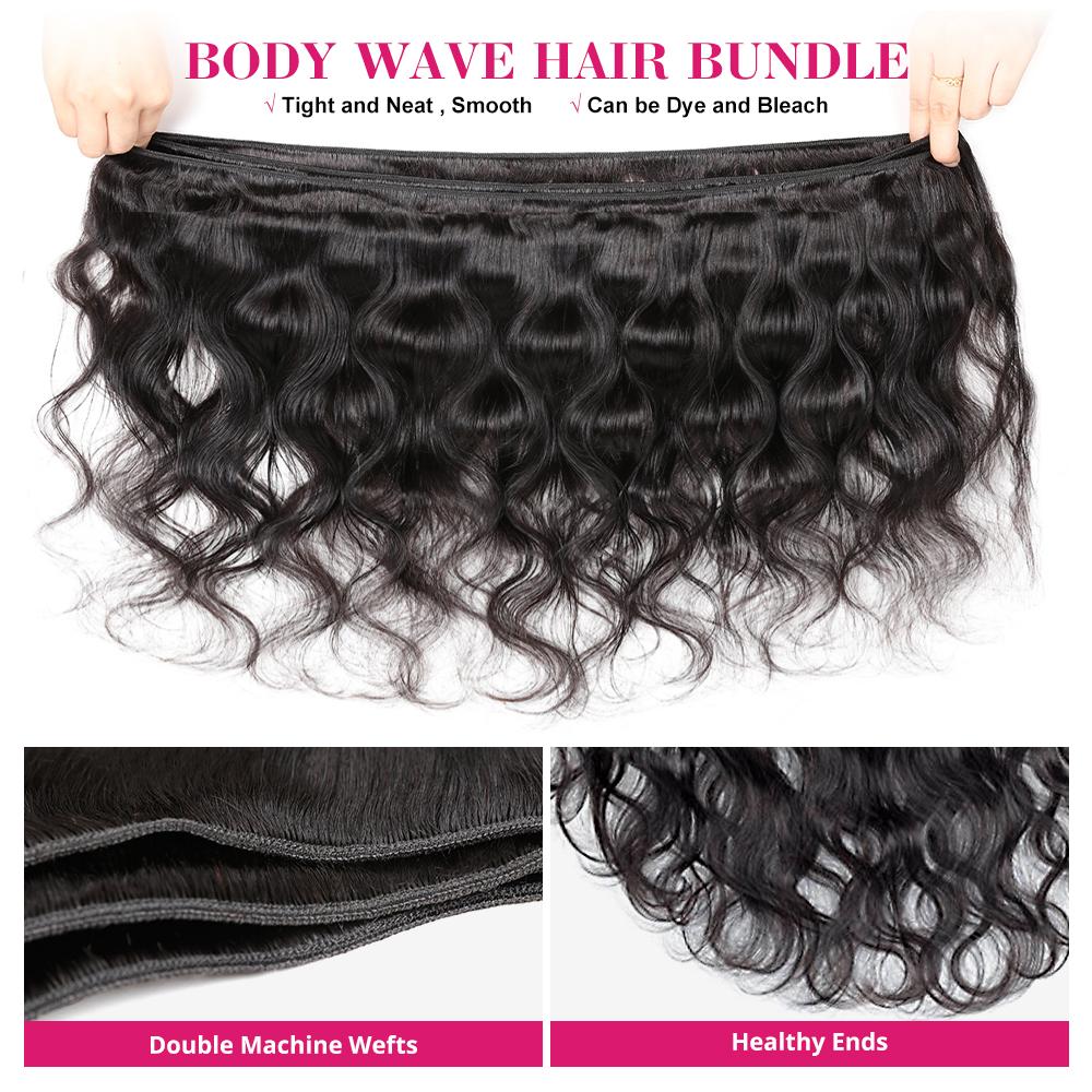 Brazilian Body Wave/Straight Bundles Quick Weave Extensions 2x6 4x4 Lace Closure Virgin Human Hair Weave Bundles #TiktokShopSpringGlowUp