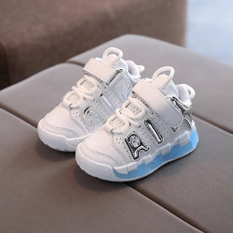 Fashion Children's Shoes Casual Shoes Spring and Autumn New Breathable Sports  Baby Shoes Soft Sole Genuine Leather Surface