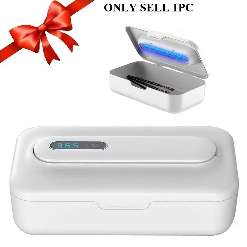 Portable UV Ozone Sterilizer Box, Multifunctional Sterilizer Box for Makeup Tools, Tweezers, Jewelry, Phone, Watch, Key, Home Sterilizer Box, Uv Light Sanitizer, Phone Sanitizer Machine