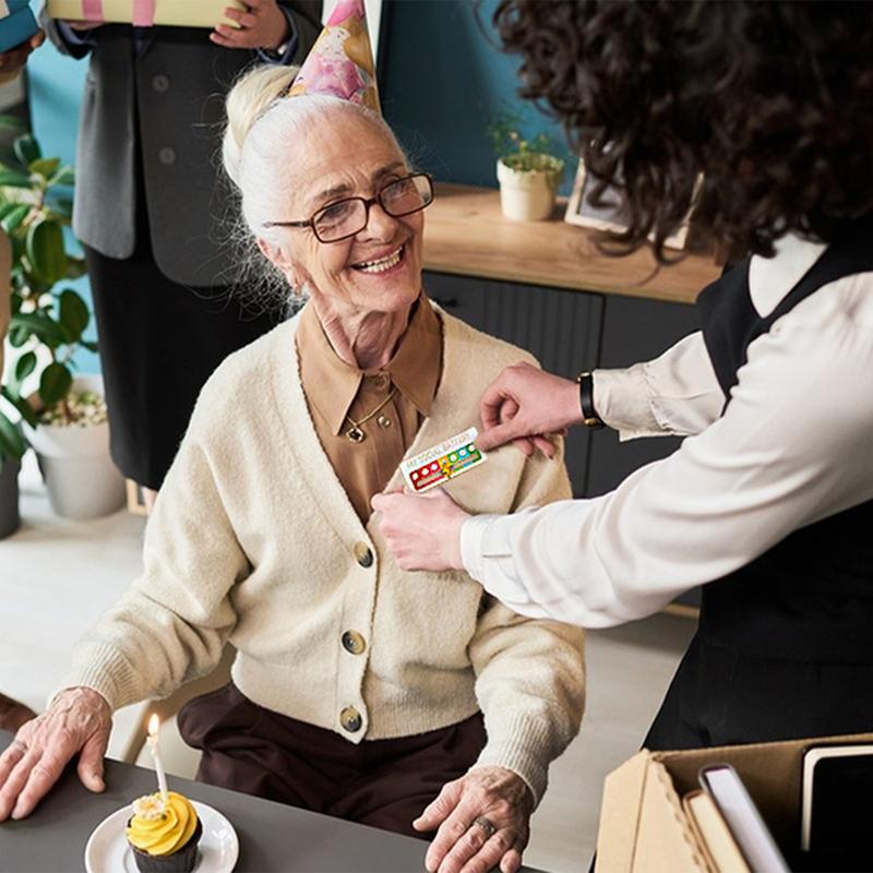 BMTWE Cartoon Expression My Social Battery Pin 2 PCS Personalized Pattern Pin Sliding Design Brooch Casual Pin Jewelry for Bags Backpacks Scarves Hats Gifts Decoration