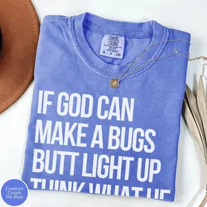 Comfort Colors Funny Christian Shirt Sarcastic Humor Baptism Gift for Her Women Religious Shirt Christian Scripture Shirt Funny Jesus Tee