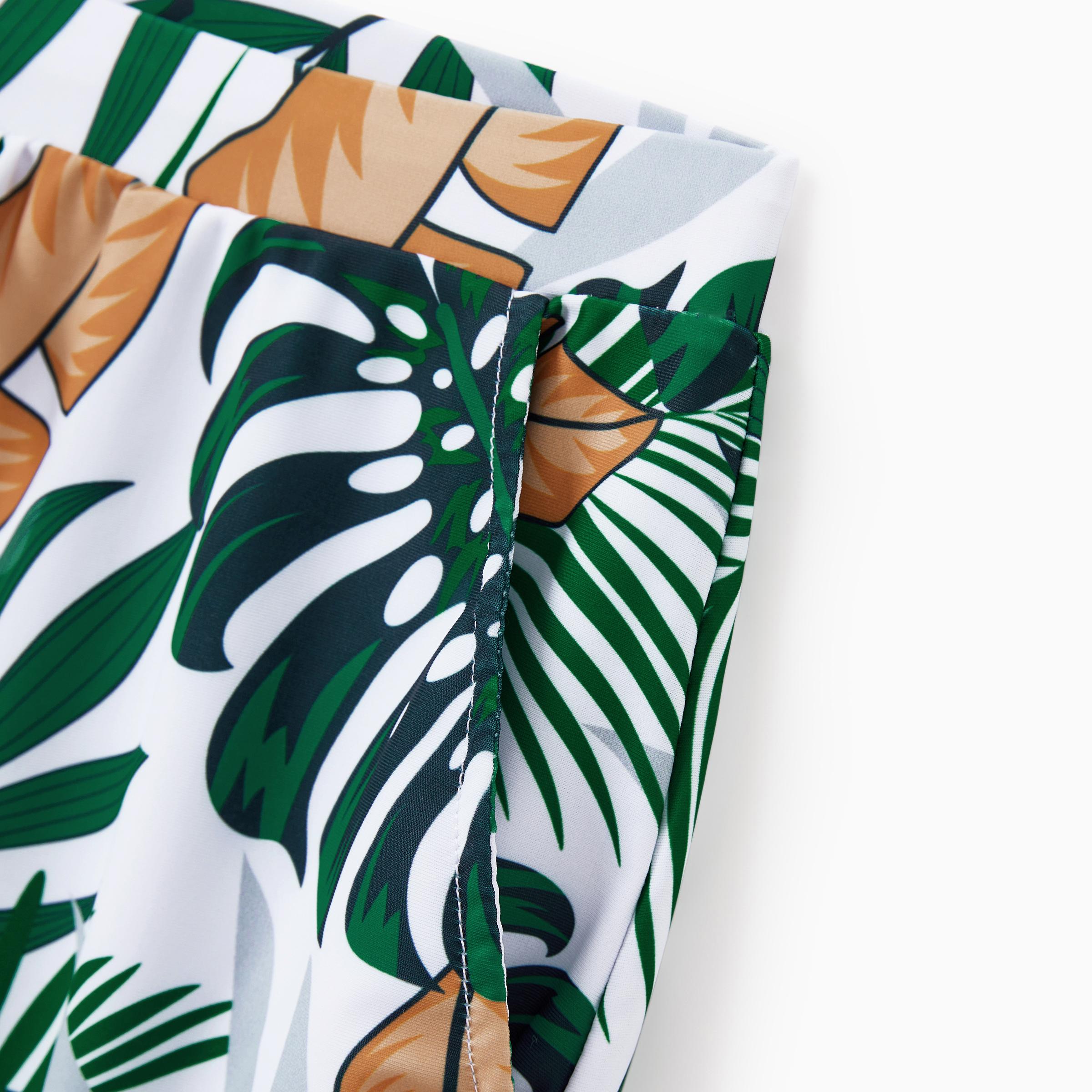 Couple Swimsuit Two-Piece Set, Bikini Set, Swimming Trunks, Summer Beach Vacation Hawaii Swimwear