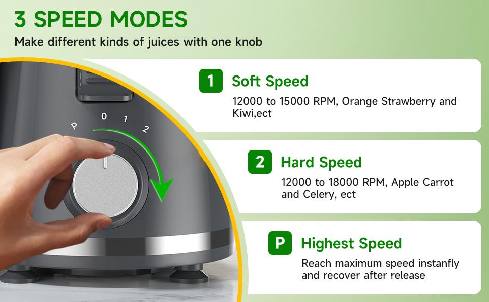 500W Centrifugal Juicer Machine with Wide Feed Chute Powerful Blender for Maximum Nutrients Easy Clean Dishwasher Safe BPA-Free Compact Design Perfect for Juice Lovers - Gray