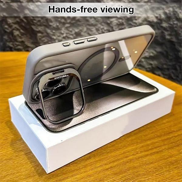 PuyaTeya Shockproof Camera Lens Protectors & Stand Protective Phone Case For iPhone 17 Pro Max cases 17/16/15/14/13/12 Pro/ProMax, MagSafe Durable Wireless Magnetic