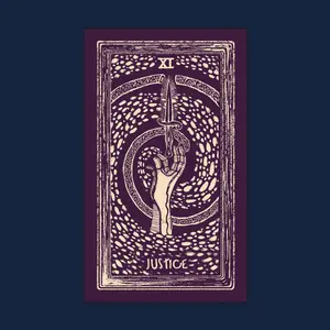 Justice - Light Visions Tarot Print