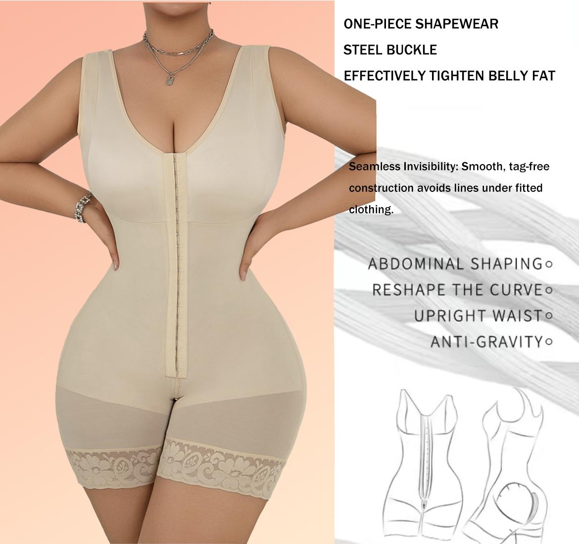 Women's Colombian Faja Body Shaper Bodysuit - Basic Compression Full-Body Shapewear with Zipper Crotch, Sexy V-Neck Tummy Control Butt Lifter for Everyday & Activewear Use Women's Colombian Faja Body Shaper Bodysuit - Basic Compression Full-Body Shapewear with Zipper Crotch, Sexy V-Neck Tummy Control Butt Lifter for Everyday & Activewear Use