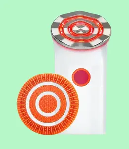 Dogface SkinCare Technobrush Kit with Red Light Exfoliating Serum Infusion Heads for Therapeutic Hydrofoliating Cleanse