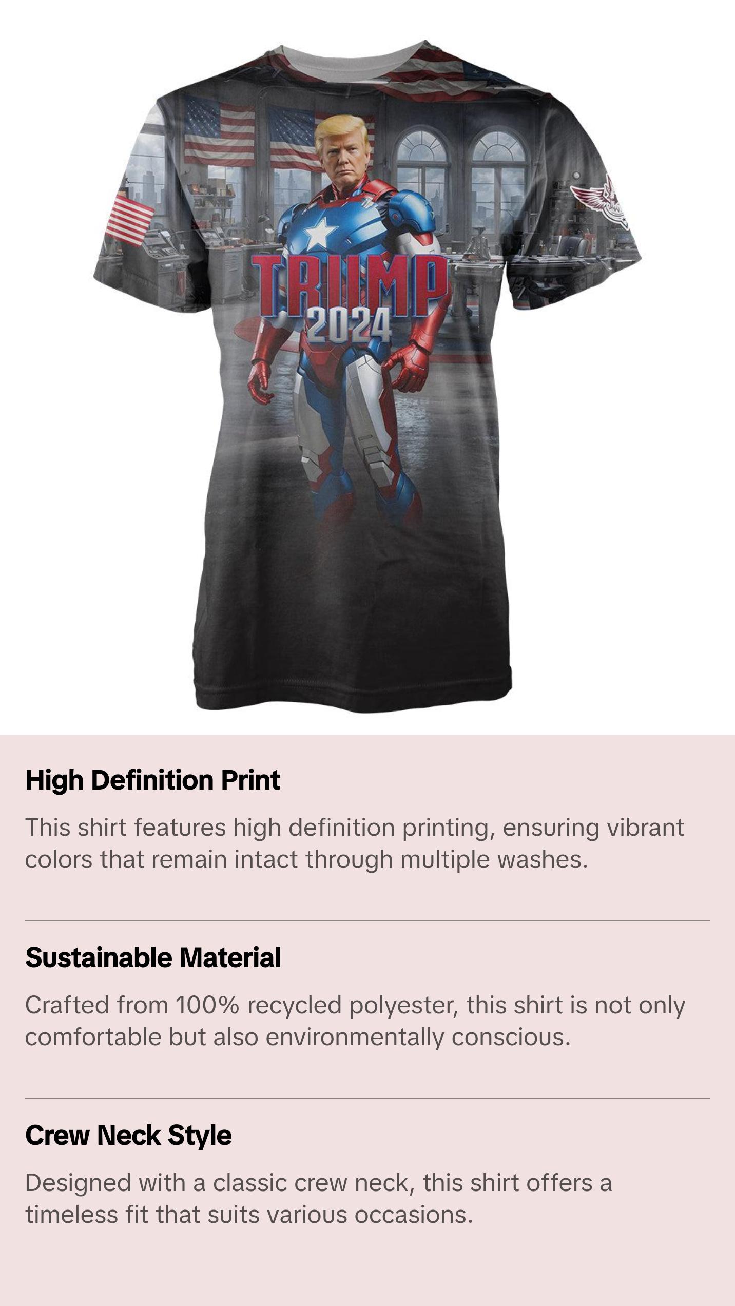 Trump Patriotic Ironman Shirt