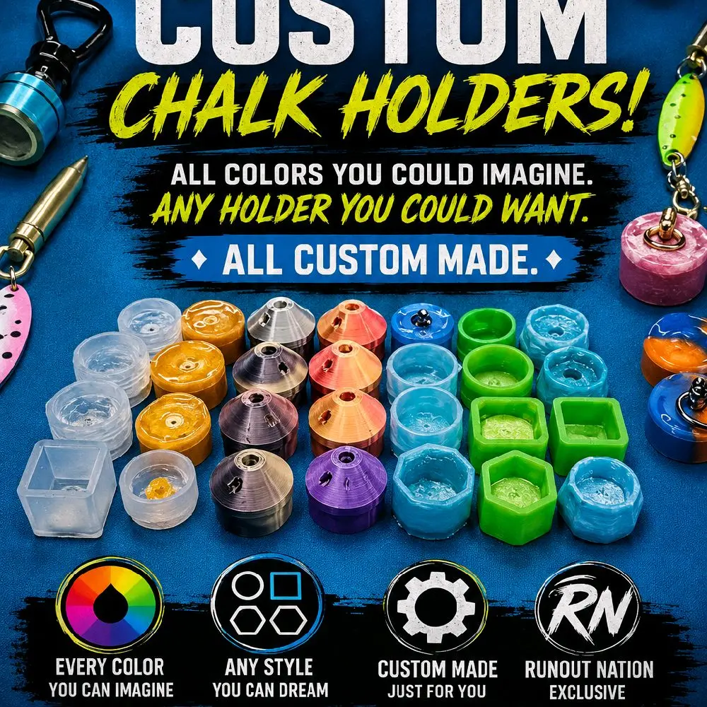 Custom Pool Chalk Holder | Magnetic Chalk Holder | Personalized Billiards Accessory | Pool Player Gift | Runout Nation Custom Cue Gear
