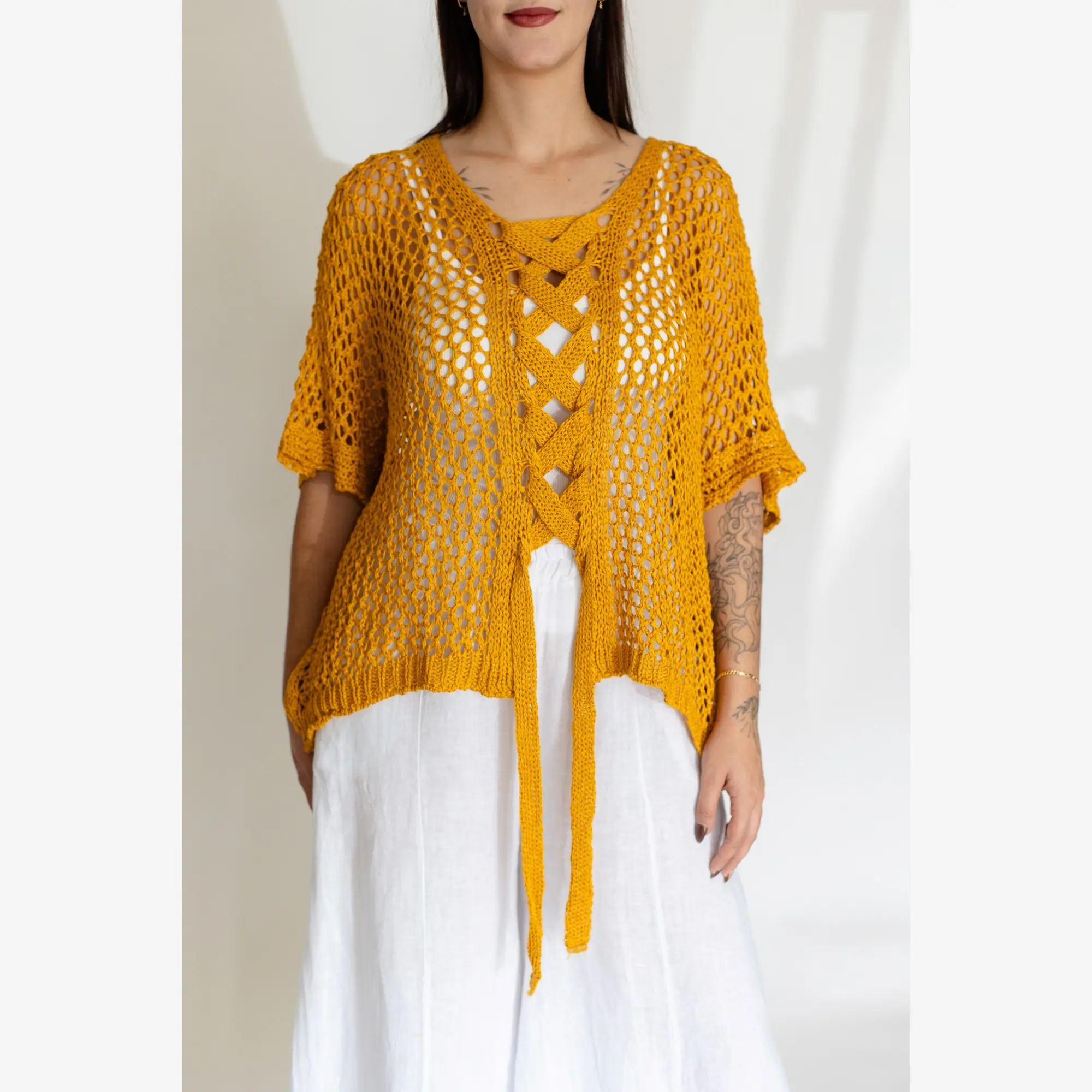 Marthau Crochet Tunic One Size XS-2XL
