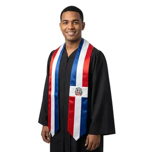 Dominican Republic Graduation Stole -  Dominican Republic Flag Sash