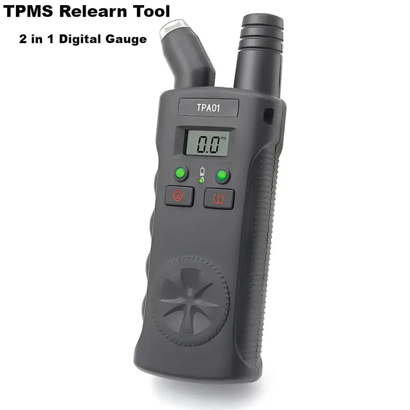[Limited Time Event]TPMS Relearn Tool Digital Tire Pressure Gauge TPA01 Plus 2 in 1 Tire Monitor System Activation Tool for GM Buick/Chevy/Cadillac,TPMS Sensor Reset Tool