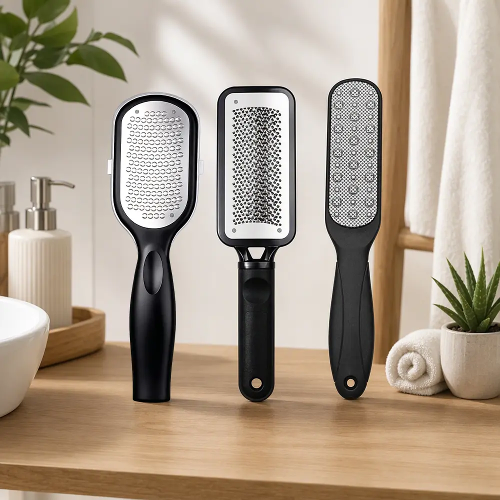 3pcs Foot Files Kit Foot Scrubber Foot Rasp-Files Pedicure Tools Remover Stainless Steel Feet Scraper Foot Grater for Dead Skin