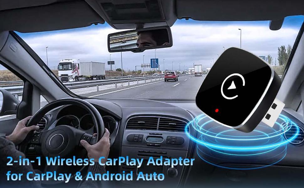 【YURNLV】2026 New Wireless CarPlay Adapter - Fast Connection for iPhone & Android | Hands-Free Calling 【YURNLV】2026 New Wireless CarPlay Adapter - Fast Connection for iPhone & Android | Hands-Free Calling