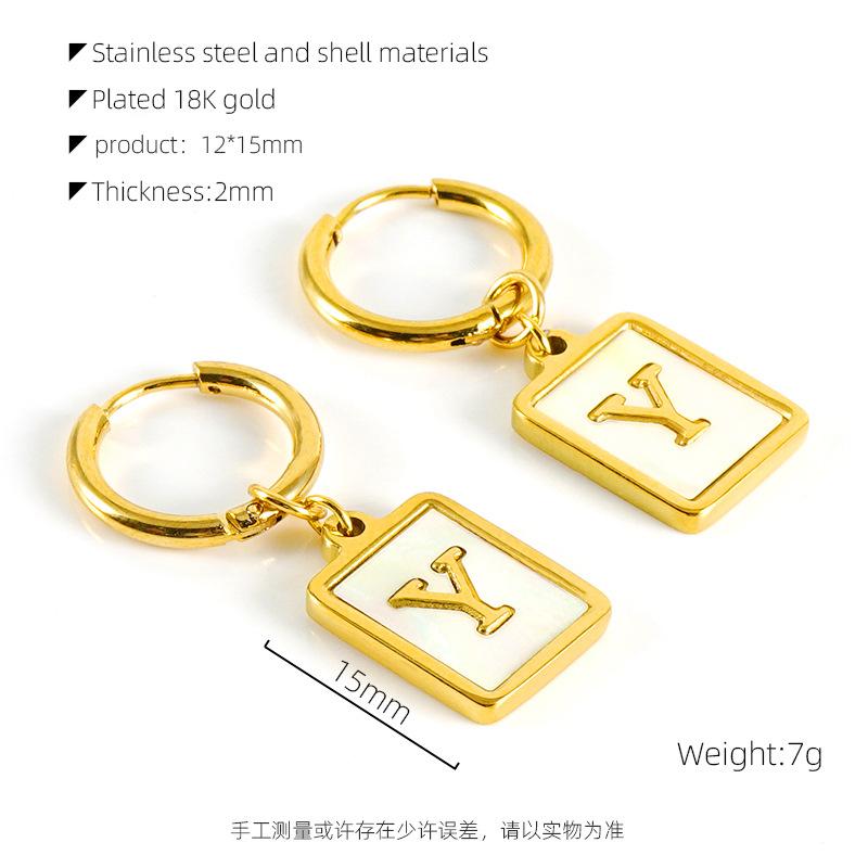 GGIRL Initial Hoop Earrings - 18K Gold Plated Post Hypoallergenic Huggie Hoop Earrings, Dangle Earrings for Women Girls Jewelry Gifts for Mom Women Girls Fashion Jewelry Gift for Holiday Haul Christmas Birthdays Anniversaries GGIRL Initial Hoop Earrings - 18K Gold Plated Post Hypoallergenic Huggie Hoop Earrings, Dangle Earrings for Women Girls Jewelry Gifts for Mom Women Girls Fashion Jewelry Gift for Holiday Haul Christmas Birthdays Anniversaries