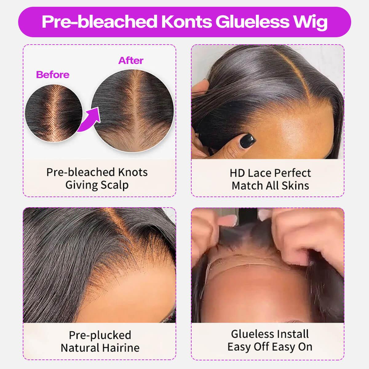 MYLOCKME Glueless Straight Human Hair Wig Wear And Go 9X6 7X5 Hd Transparent Lace Front Wig For Black Women Glueless 5X5 6X4 Brazilian Hair Wig