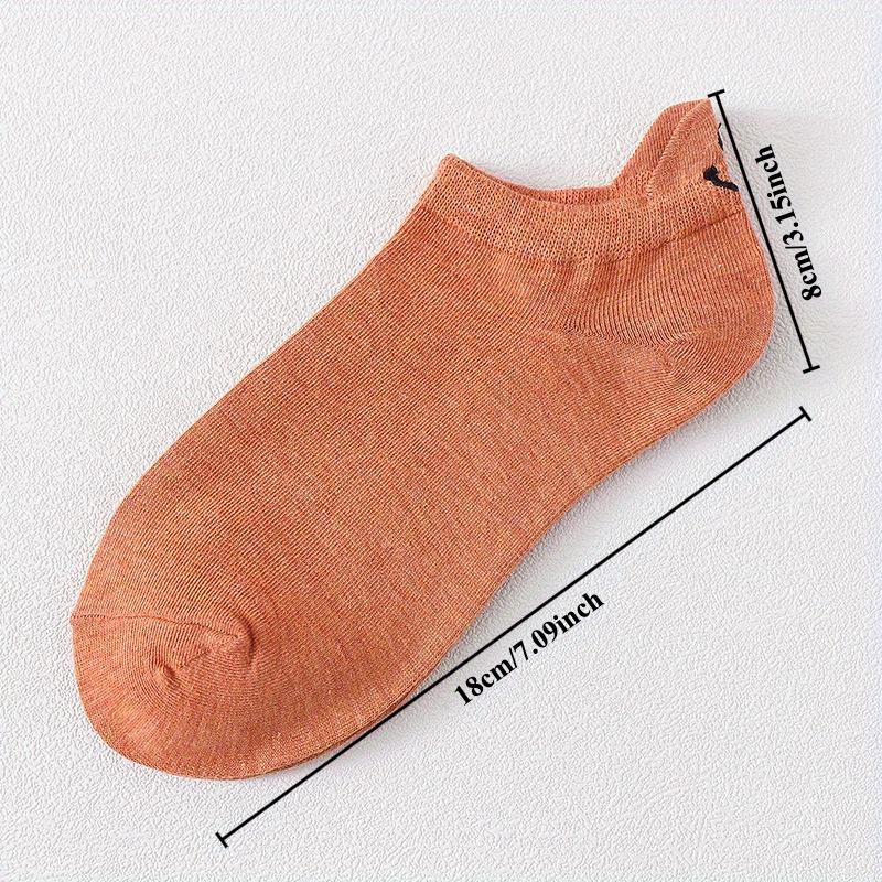 10 pairs of cotton sports socks with smiling face patterns - breathable and lightweight round-top socks, perfect for sports, outdoor activities and daily wear