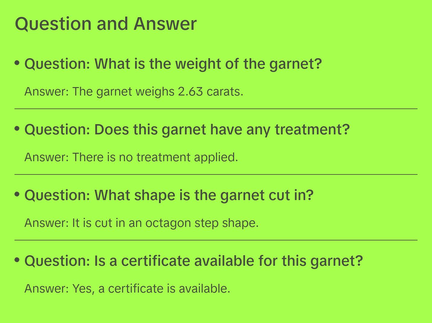 Natural Pyrope-Spessartite Color Change Garnet - 2.63ct - Octagon Step Cut