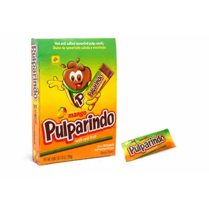 De La Rosa Pulparindo Mango Tamarind Candy -20 Bars-Sweet, Salty, and Spicy Flavor