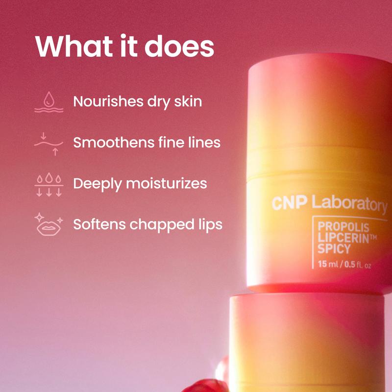 Honey Lip Plumper Spicy (Mint Flavor), Propolis Lipcerin, Hydrating Overnight Manuka Lip Butter & Balm & Mask, 12hrs Long-lasting Moisture, Gentle Exfoliation, Korean Skin Care, Shea Butter, Deep Nourish (0.5 fl.oz / 15ml)