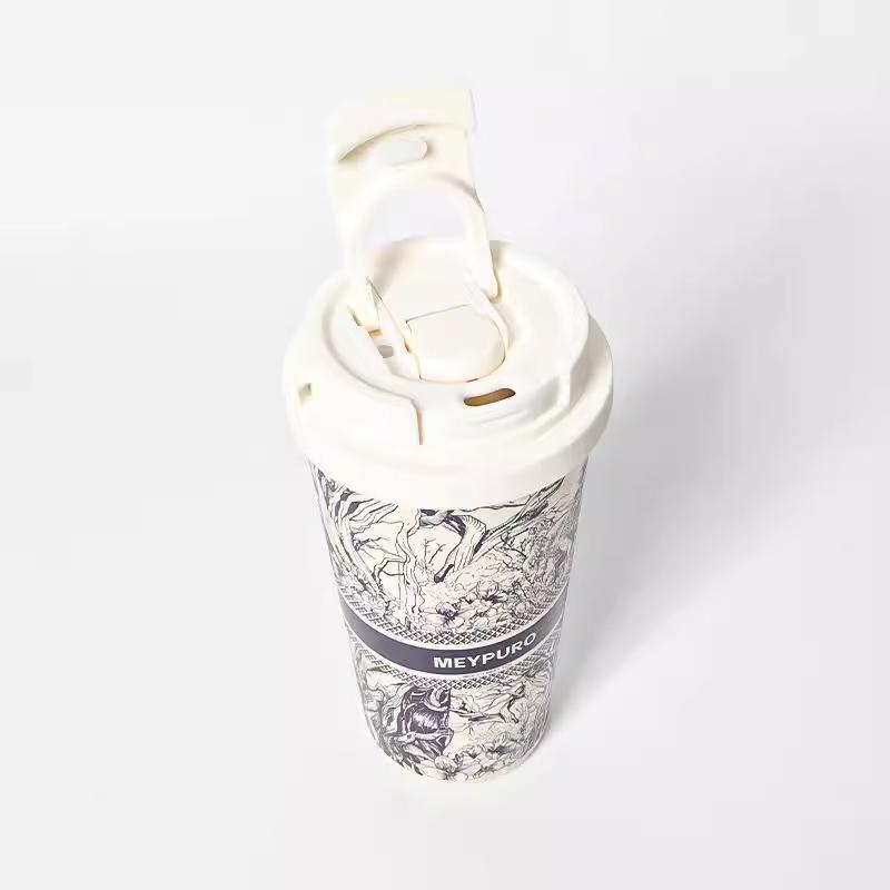 Forest Design 316 Stainless Steel Thermos Bottle 500ml/17oz Portable Car Coffee Mug, Drinkware 12H Hot 12H Cold