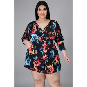 Fancy Plus Florals Romper