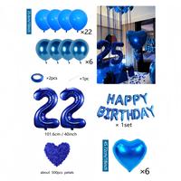 22th Birthday Balloon Set