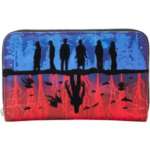 Loungefly Netflix Stranger Things Upside Down Shadows Zip-Around Wallet