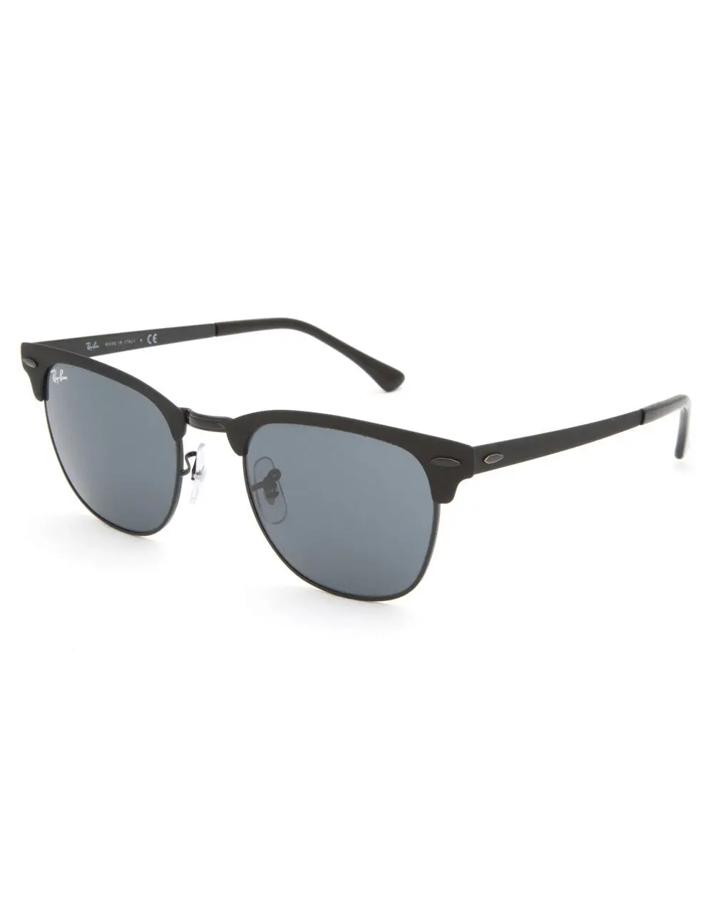 RAY-BAN Womens Clubmaster Metal Black & Black Gradient Sunglasses, ONESZ RAY-BAN Womens Clubmaster Metal Black & Black Gradient Sunglasses, ONESZ